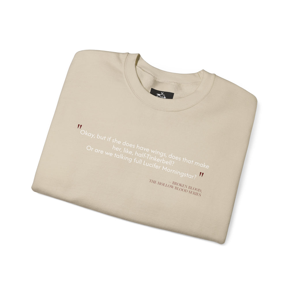 Wings Quote BB Sweatshirt