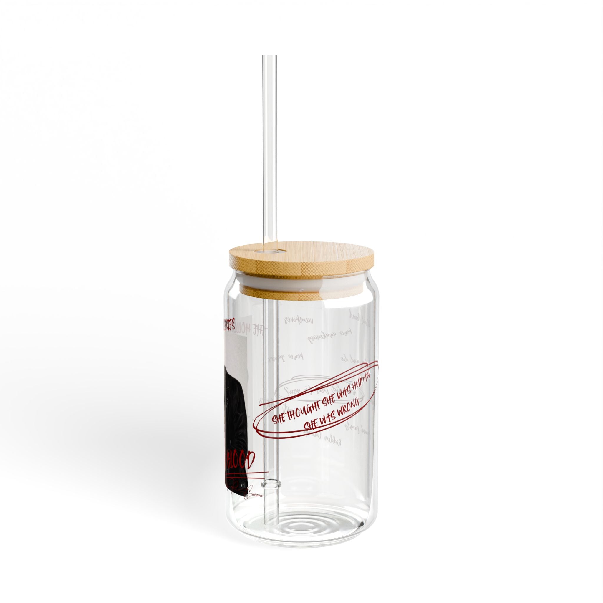 Broken Blood Sipper Glass