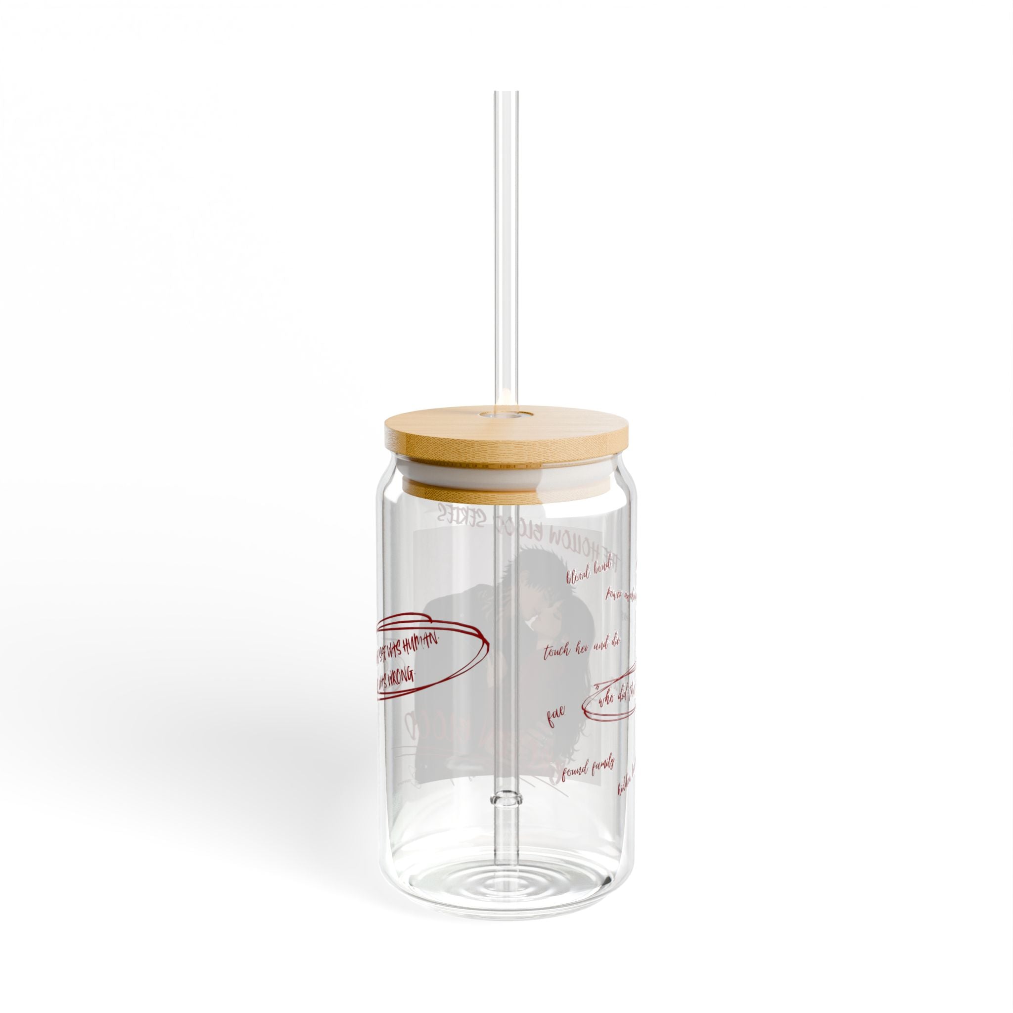 Broken Blood Sipper Glass