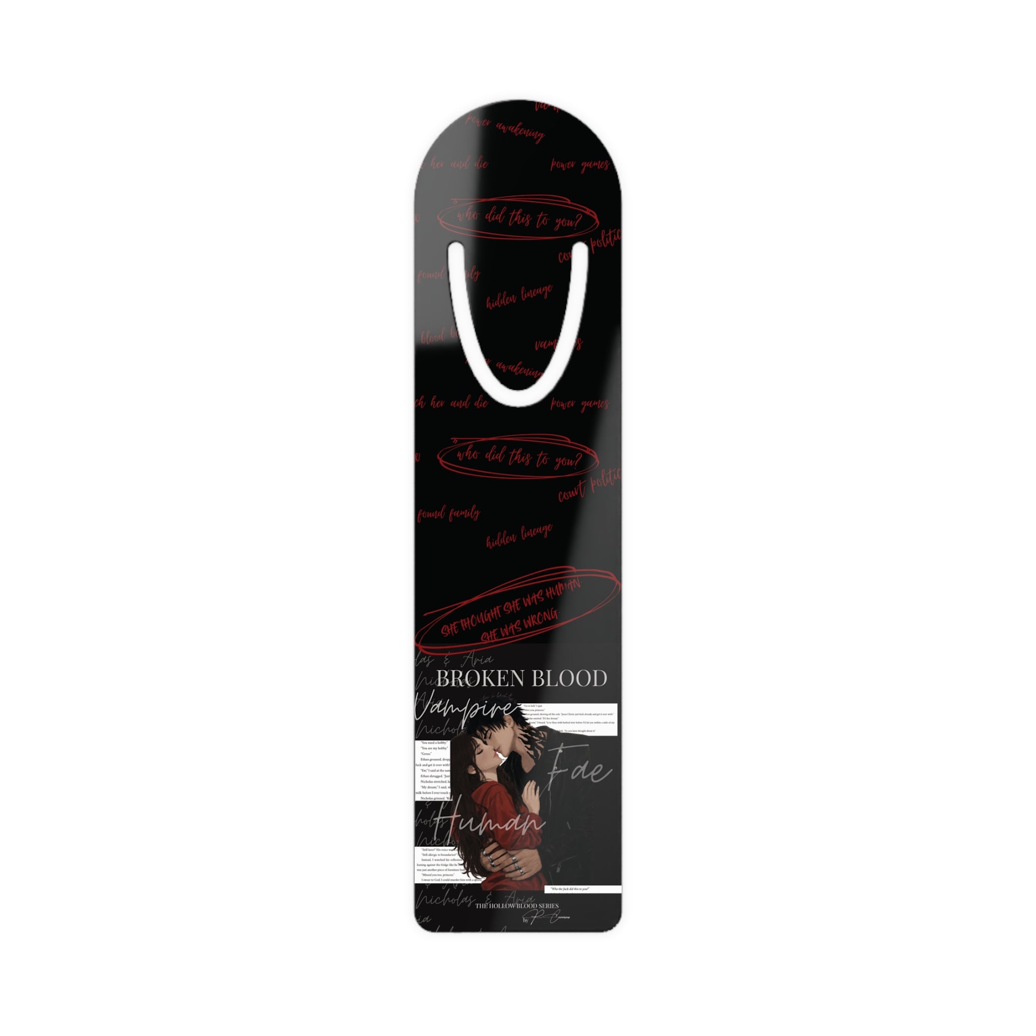 Broken Blood Bookmark